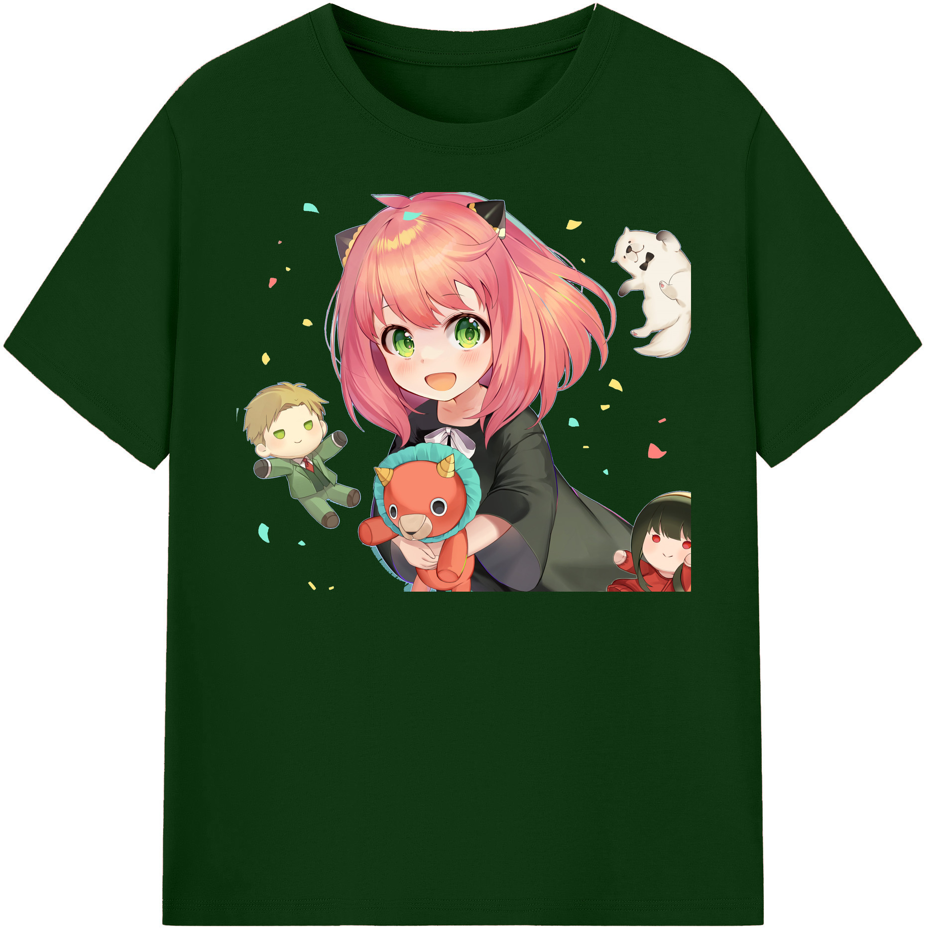 （画像用） SPY×FAMILY间谍家家酒 綿100％半袖Tシャツ（フロントプリント）